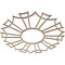 Ekena Millwork Augustus Wood Fretwork Pierced Ceiling Medallion, Red Oak, 28"OD x 9 7/8"ID x 1/4"T CMWP28X28X0250AURO - alternate 5